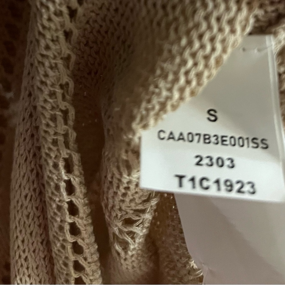 Cupshe NWT Size S Cream Maxi Life On The Beach Cover-Up - Picture 11 of 12